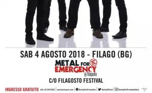 SEPULTURA  SABATO 4 AGOSTO OSPITI DI METAL FOR EMERGENCY A FILAGO (BG)