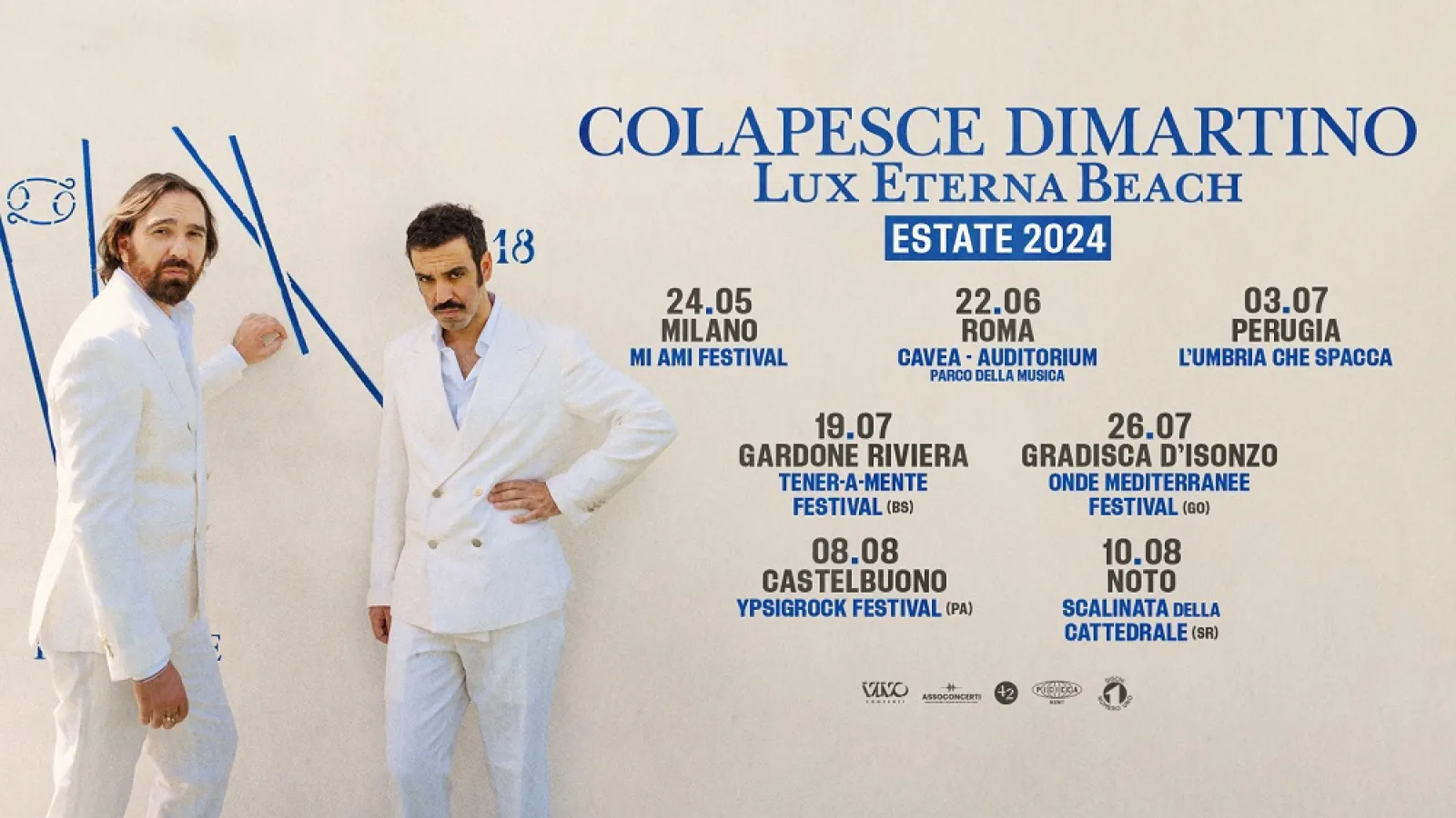 COLAPESCE DIMARTINO in concerto a Perugia per "L'Umbria che spacca"