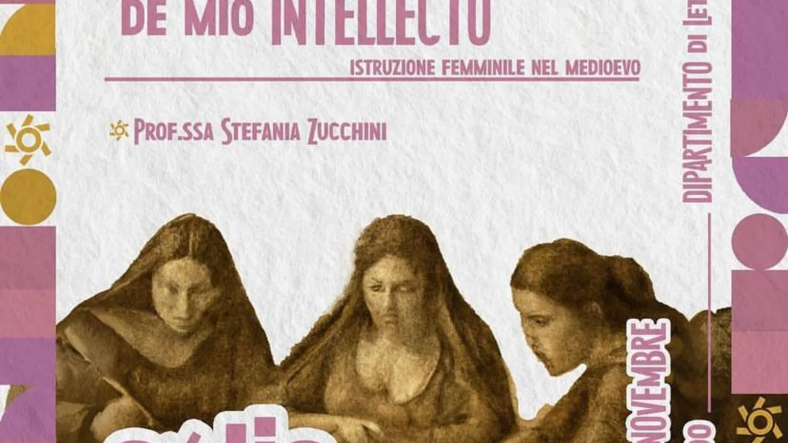 “Incominçarò questa opera de mio intellecto”: l'istruzione femminile nel Medioevo.