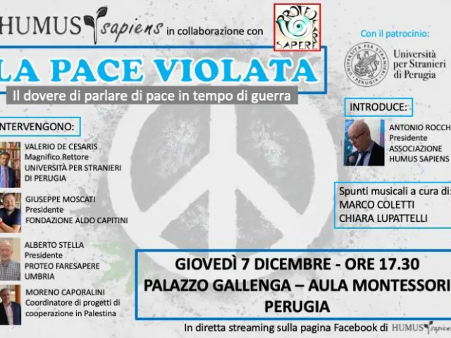 La pace violata: il dovere di parlare di pace in tempo di guerra