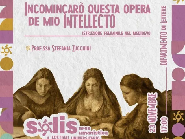 “Incominçarò questa opera de mio intellecto”: l'istruzione femminile nel Medioevo.