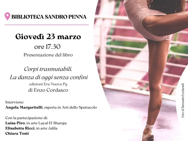 La presentazione del nuovo libro di Enzo Cordasco per l'edizione 2023 di "La danza e la sua storia"